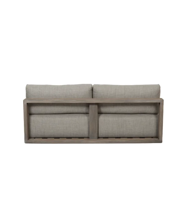 MODULO LUCIANO OUTDOOR TEKA GRIS CON ALMOHADONES en Gris - Muebles para el exterior, Uruguay | Más Infinito Casa, vista 4