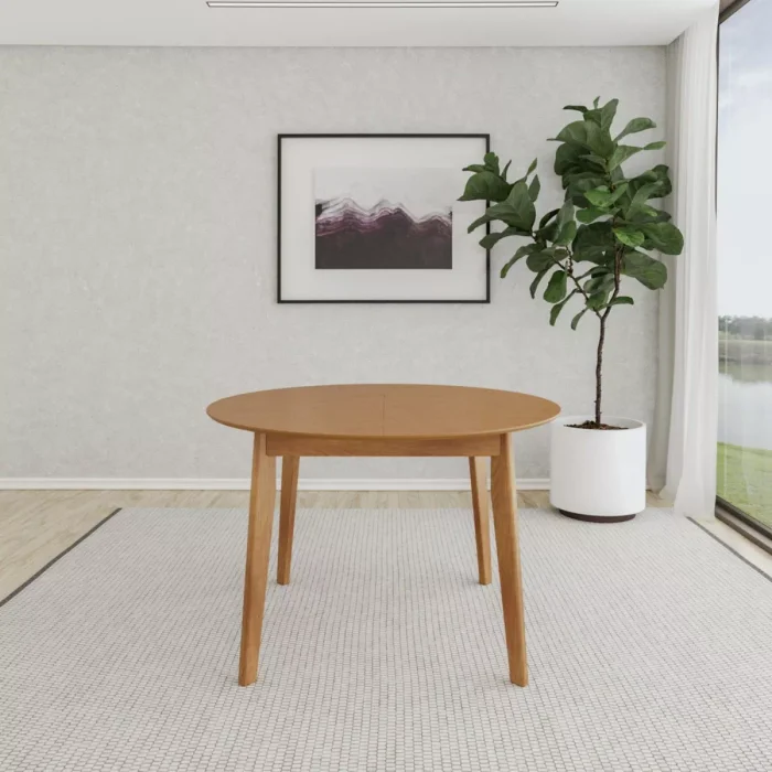 Mesa Boras Redonda en Madera natural - Mesas de comedor, Uruguay | Seppia, vista 3
