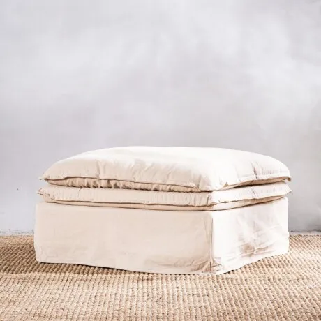 Módulo Stephen Otomano Beige en Beige - Sillones y sofás, Uruguay | Aihaus