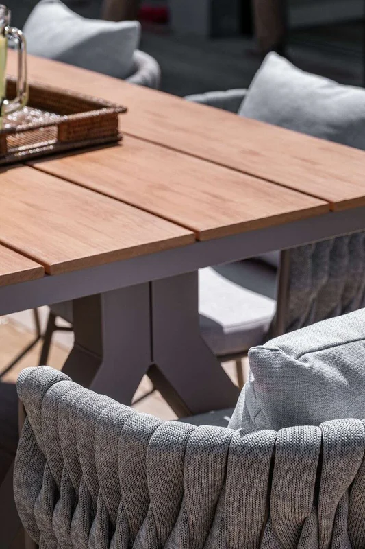 MESA COMEDOR GRAFITO - EXTERIOR - 2.00 X 0.90 MTS en Gris - Muebles para el exterior, Uruguay | La Iberica, vista 5