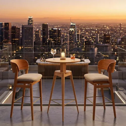BANQUETA BANGKOK en Madera natural - Muebles, Uruguay | Indrana