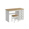 Escritorio 4 Cajones - Linea Monterrey - Blanco en Blanco - Escritorios y sillas de escritorio, Uruguay | Ecowood, vista 2 de 2