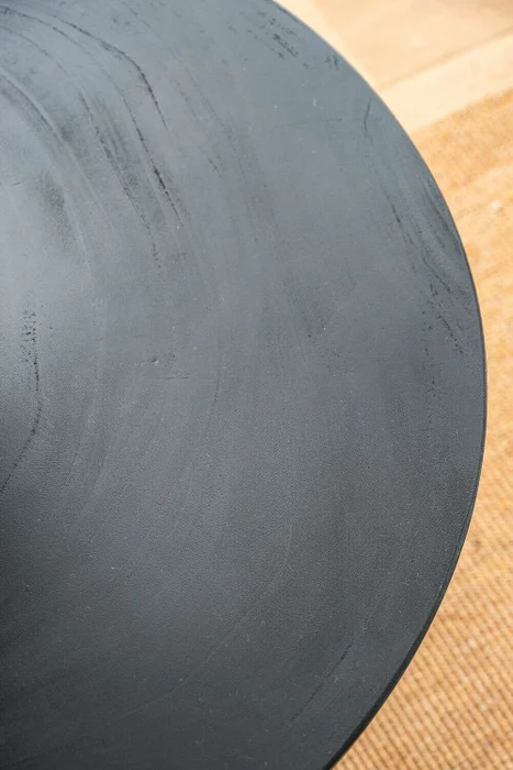 MESA BLOOM - SUAR BLACK - DIAMETRO 75 CMS en Negro - Mesas de living, Uruguay | La Iberica, vista 3