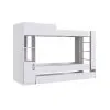 Cama Marinera Bicama Juvenil Dormitorio Cama Auxiliar Doble en Blanco - Dormitorio, Uruguay | Soy Hogar, vista 2 de 4