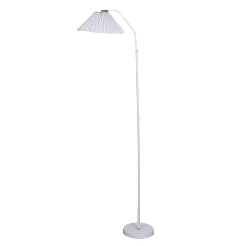 Lámpara De Pie Metal-y-tela Blanco Xyf8072 en Blanco - Lámparas de pie, Uruguay | Divino
