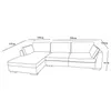 Sofá C/chaise Más De 4 Cuerpos Tela Natural-beige Monaco Natural en Beige - Sillones y sofás, Uruguay | Divino, vista 7 de 7