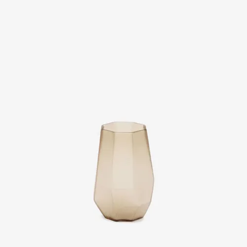 Jarrón Arai de vidrio reciclado gris - 16,5 cm en Marrón - Jarrones, Uruguay | Kavehome