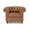 Butaca Munique - Cuero Advanced - Mostarda - (Preventa) en Beige - Butacas, banquetas y puffs, Uruguay | NYR, vista 5 de 6