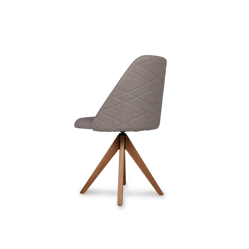 Silla Giratoria Karol 141- Tela Microfibra - A6 (Tostado) en Beige - Butacas, banquetas y puffs, Uruguay | Nyr, vista 4