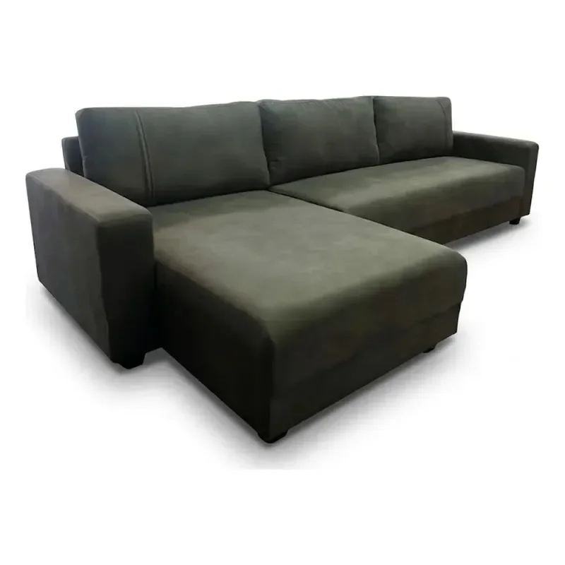 Sofá 3 Cuerpos + Chaise derecho - Tela Pet friendly gris en Gris - Sillones y sofás, Uruguay | Champagne Home, vista 3