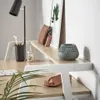 Escritorio Aarhus melamina acabado natural patas de acero acabado blanco 115 x 60 cm en Blanco - Escritorios y sillas de escritorio, Uruguay | Kavehome, vista 3 de 7