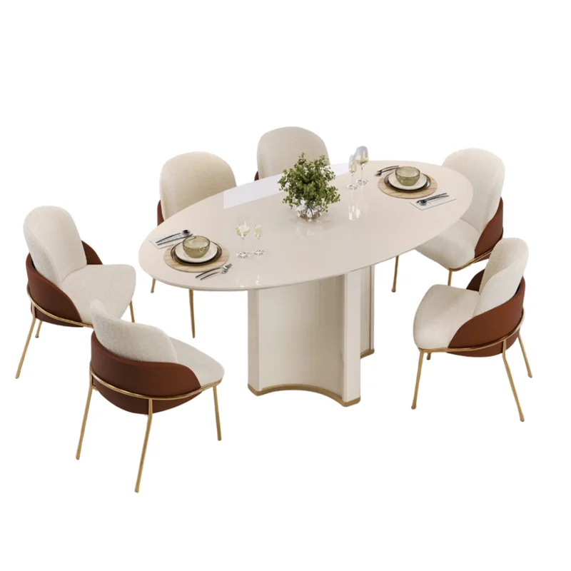 Juego de comedor Chanel - Moderna Hogar en Dorado - Mesas de comedor, Uruguay | Moderna Hogar, vista 3