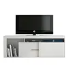 Rack Tv Living Hasta Led 43 Estantes 1 Puerta Blanco Lugano en Blanco - Sillones y sofás, Uruguay | Soy Hogar, vista 1 de 4