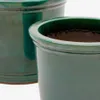 Set Presili de 2 maceteros de cerámica con acabado verde glaseado Ø 37 / 47 cm en Verde - Muebles para el exterior, Uruguay | Kavehome, vista 4 de 5