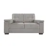 Sillón 2 Cuerpos Tela Gris Luares en Gris - Sillones y sofás, Uruguay | Divino, vista 3 de 3