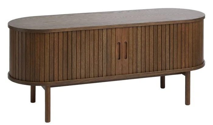 Mueble TV LYNGVIG 120cm 2 puertas persia roble osc en Marrón - Muebles para TV, Uruguay | JYSK