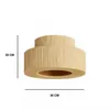Artefacto Decorativo De Techo Bukano Wood en Marrón - Lámparas colgantes, Uruguay | Unilux, vista 5 de 5