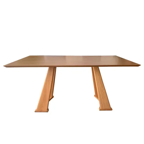 Mesa Curve - 140 x 90 en Madera natural - Mesas de comedor, Uruguay | Fabrica Italiana
