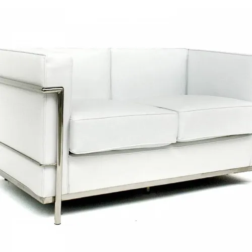Sofa Le Corbusier 2 cuerpos en Blanco - Sillones y sofás, Uruguay | New York Home