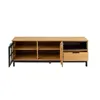 RACK DE TV 2 PUERTAS Y 1 CAJON DENISE 2205 en Negro - Muebles para TV, Uruguay | Alfa Ventas, vista 3 de 5