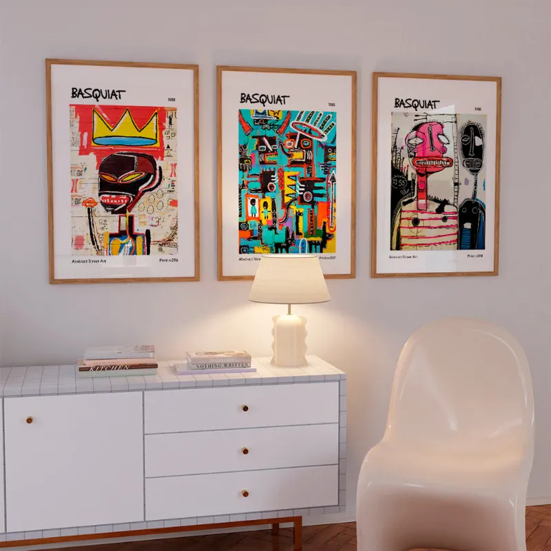 Basquiat N.01 en Multicolor - Láminas, Uruguay | La Cuadrería