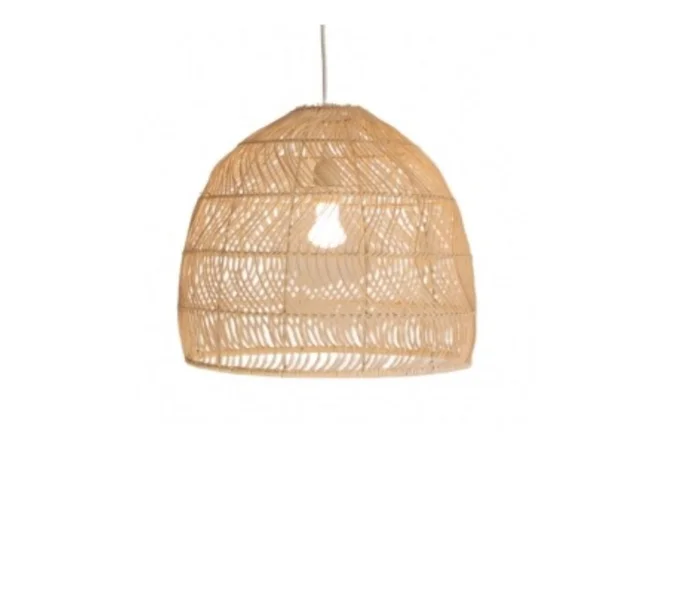 Iluminación Colgante en Rattan en Madera natural - Lámparas colgantes, Uruguay | Finkel