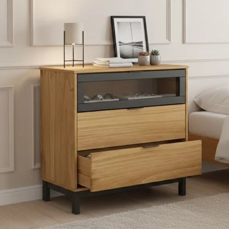 Comoda Linea Denise en Amarillo - Cómodas, Uruguay | La Cueva Muebles, vista 5