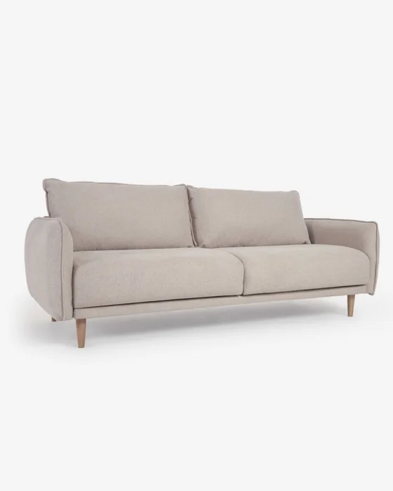 Sofá Carlota 3 - beige 213 cm en Beige - Sillones y sofás, Uruguay | Kavehome