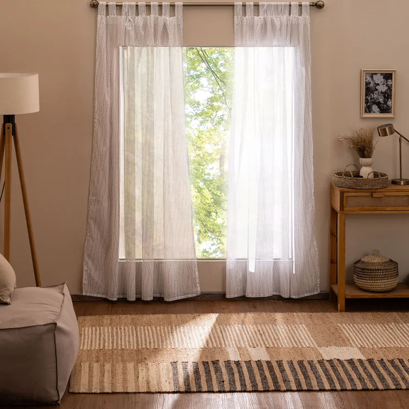 Set de Cortinas de Ambiente Labradas - Textiles, Uruguay | Arredo