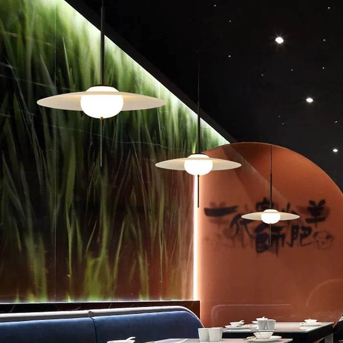 LUMINARIA HIROSHI en Blanco - Lámparas colgantes, Uruguay | Berlina Store, vista 4