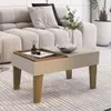 Mesa De Centro Con Cajon 100% Mdp en Beige - Mesas de arrimo, Uruguay | Muebles Express, vista 5 de 5