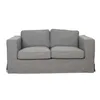 Sofá Con Funda Desmonttable 2 Cuerpos Tela-y-madera Gris Charlie en Gris - Sillones y sofás, Uruguay | Divino, vista 2 de 5
