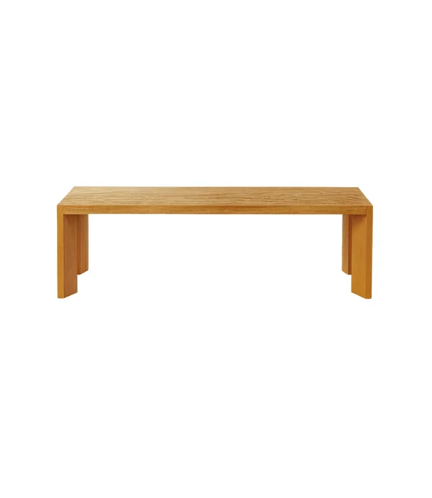 BANCO LARGO KUBO NATURAL en Madera natural - Butacas, banquetas y puffs, Uruguay | Más Infinito Casa