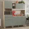 Mueble De Cocina Kit Completo Puertas Cajones Amoblamiento en Gris - Respaldos de cama, Uruguay | Soy Hogar, vista 10 de 10
