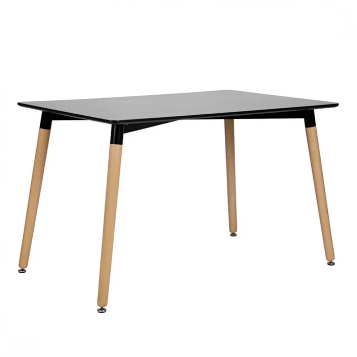 Mesa de Comedor 120x80 - Eames - Negro en Negro - Mesas de comedor, Uruguay | Rústico Hogar, vista 3