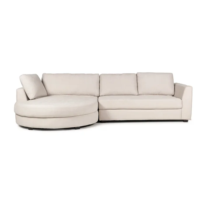 Rinconera Lotus - Tela Microfibra - Chaise Izquierdo - 12073 (Greige) en Beige - Sillones y sofás, Uruguay | NYR, vista 3
