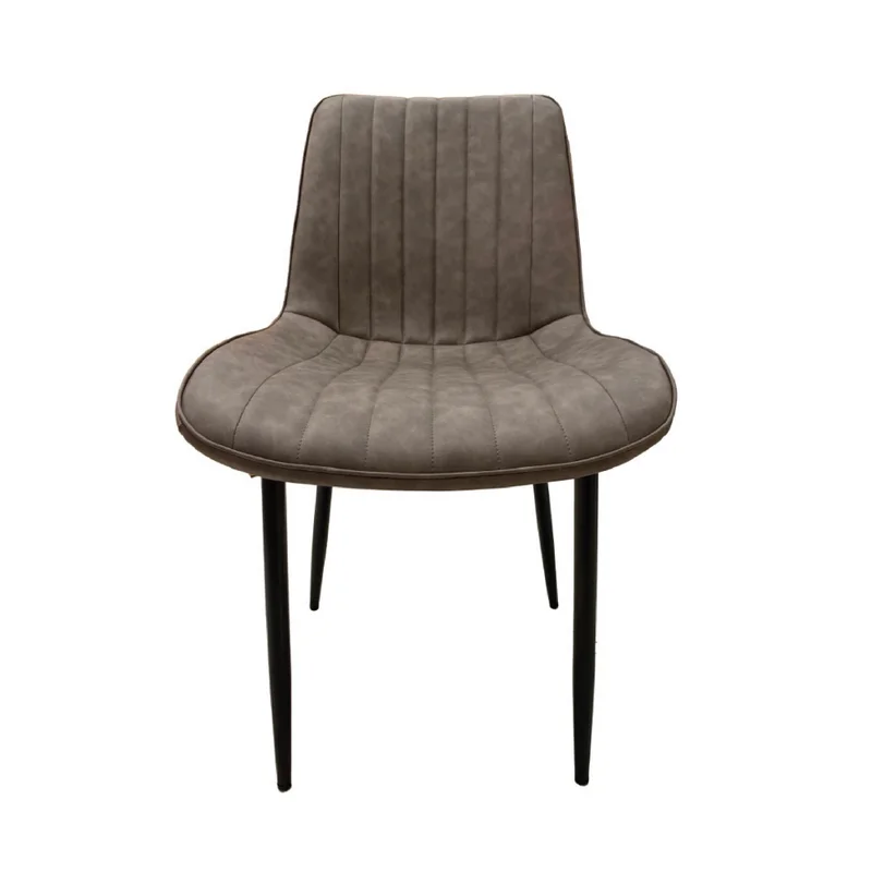 SILLA VOLGA PU/METAL MARRON/NEGRO en Marrón - Sillas, Uruguay | Koz, vista 3