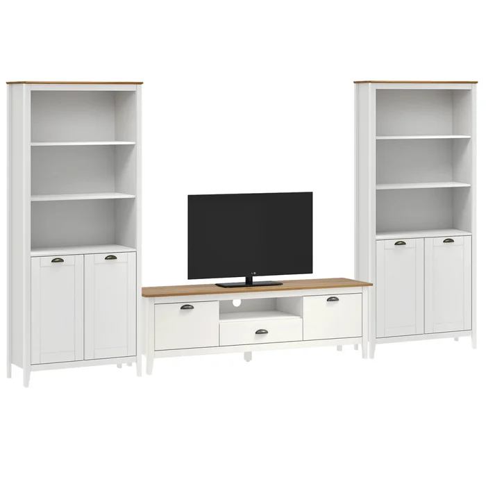 Modular para tv Linea Rivery en Multicolor - Muebles para TV, Uruguay | La Cueva Muebles