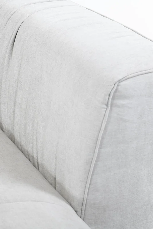 SOFA CORSO CHAISE DER 266X105X80CM (2PIEZAS) TELA GRIS CLARO en Gris - Sillones y sofás, Uruguay | Vinibel, vista 4