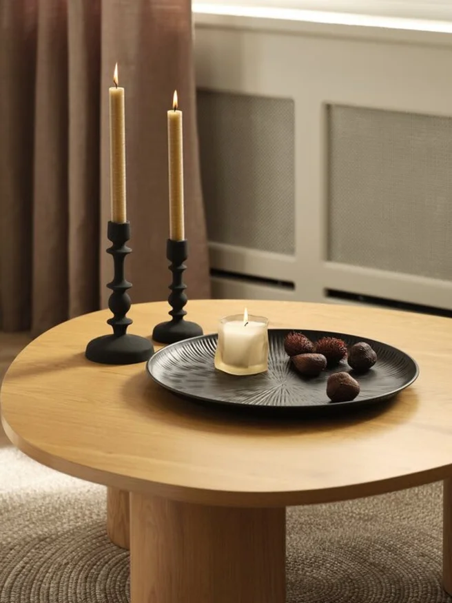 Vela aromática FOLKVAR Ø8xH8 cm beige SDP en Beige - Velas y Portavelas, Uruguay | JYSK, vista 2