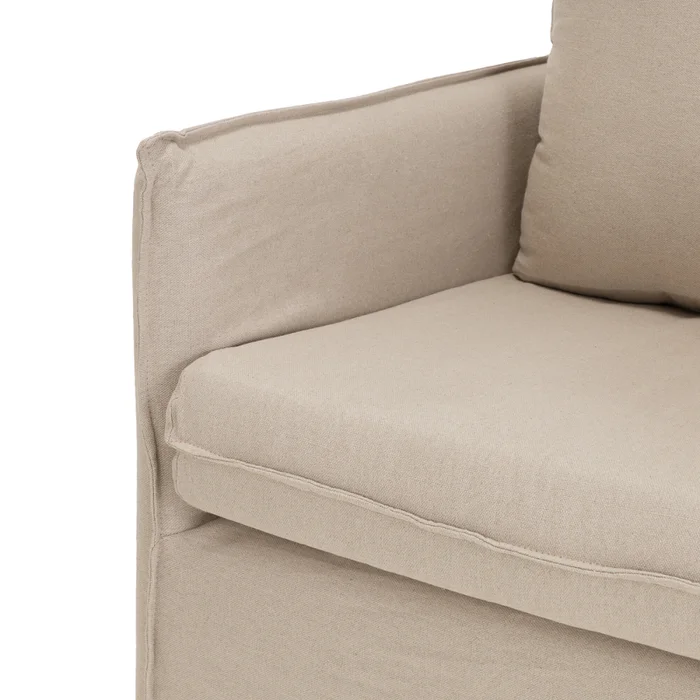 Butaca Harmony con Funda - Tela Premium - A fabricar en Beige - Butacas, banquetas y puffs, Uruguay | NYR, vista 3