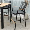 Silla de Bar - Portals - Negro en Negro - Muebles para el exterior, Uruguay | Rústico Hogar, vista 4 de 5