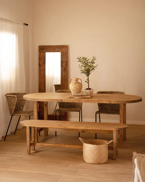 Espejo Kenza en Madera natural - Espejos, Uruguay | Tree House Deco, vista 6