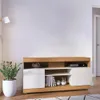 Rack Tv Living 2 Puertas Estantes Ruedas Hasta 55 Pulgadas - Muebles para TV, Uruguay | Muebles Express, vista 3 de 3