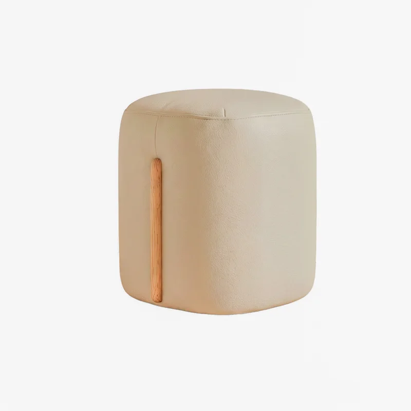 Puff Cuero-100-natural Natural-beige Malta Arena en Beige - Sillones y sofás, Uruguay | Divino, vista 3