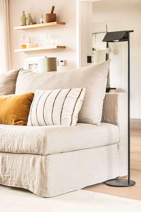 SILLON MANUELA 2.20 MTS - LINO CRUDO en Blanco - Sillones y sofás, Uruguay | La Iberica, vista 16