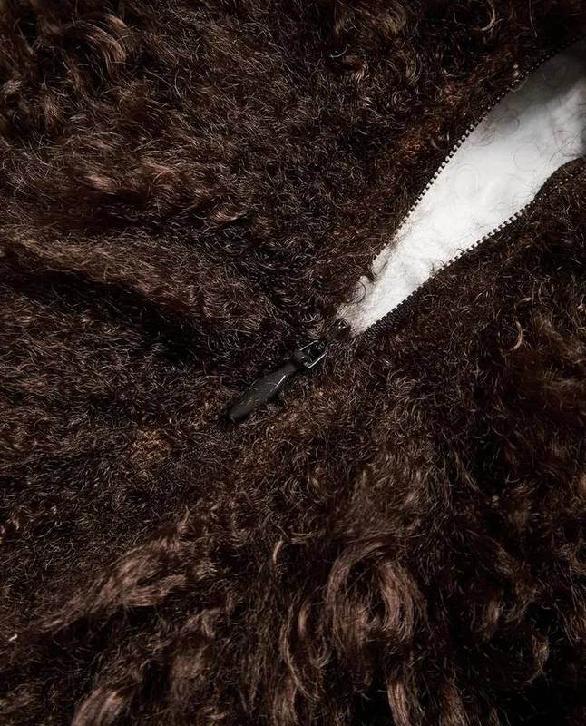 FUNDA COJÍN PELO ONDA en Marrón - Textiles, Uruguay | Zara Home, vista 6
