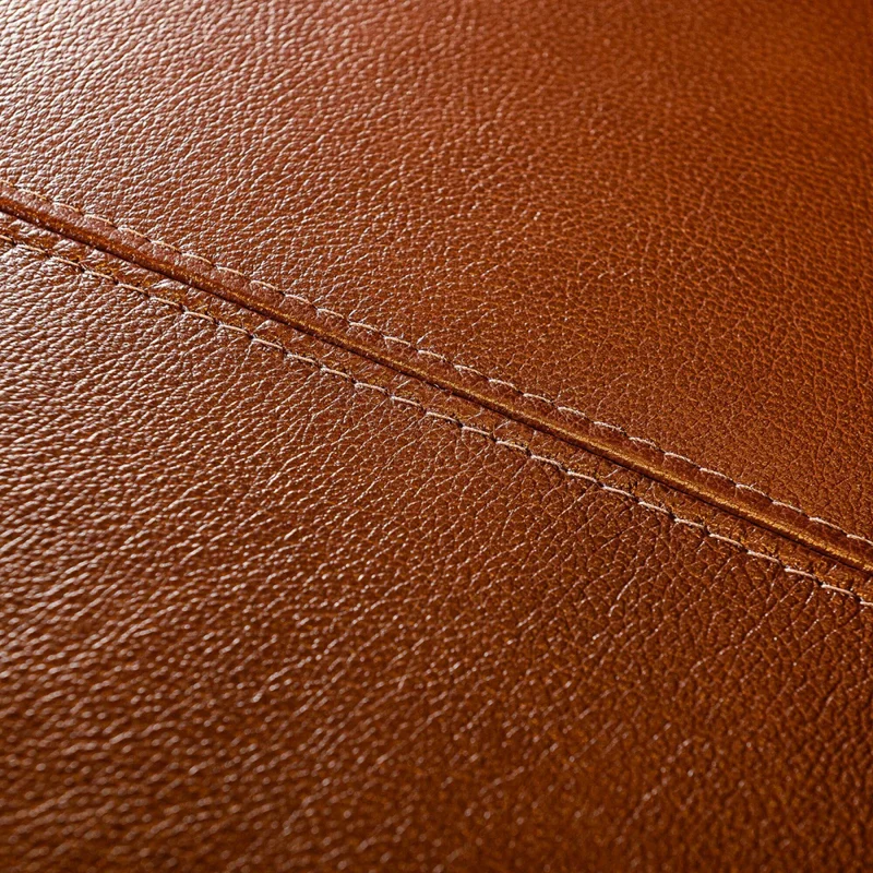 Sofa C/chaise Más De 4 Cuerpos Cuero-100-natural Marron Texas Caramelo en Marrón - Sillones y sofás, Uruguay | Divino, vista 8