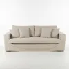 Sofá Moscow con Funda - Tela Rústica - 3 cuerpos - TD5263-1636 (Capuccino) en Beige - Sillones y sofás, Uruguay | NYR, vista 2 de 5