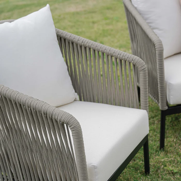 Living de exterior Creta - Butaca en Beige - Butacas, banquetas y puffs, Uruguay | Walnut
